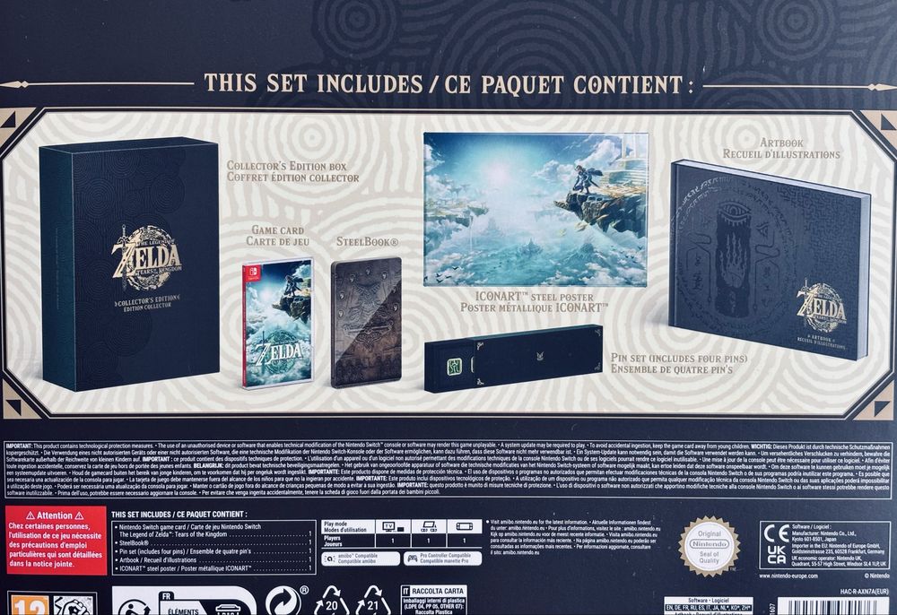 The Legend of Zelda -  Tears of the KINGDOM - COLLECTOR'S EDITION