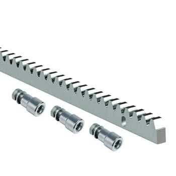 Kit industrial cu 12m sina NEAGRA 80x80+automatizare TAU800KG cu TVA