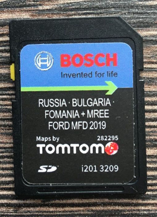 V12 Ford MFD Sd Card Eastern Europe 2022гд Форд България Русия Румъния