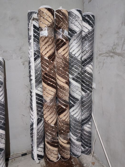 Covoare cauciucate 1x maro, 1x 100x280 gri + 2x 75x140 gri(18)