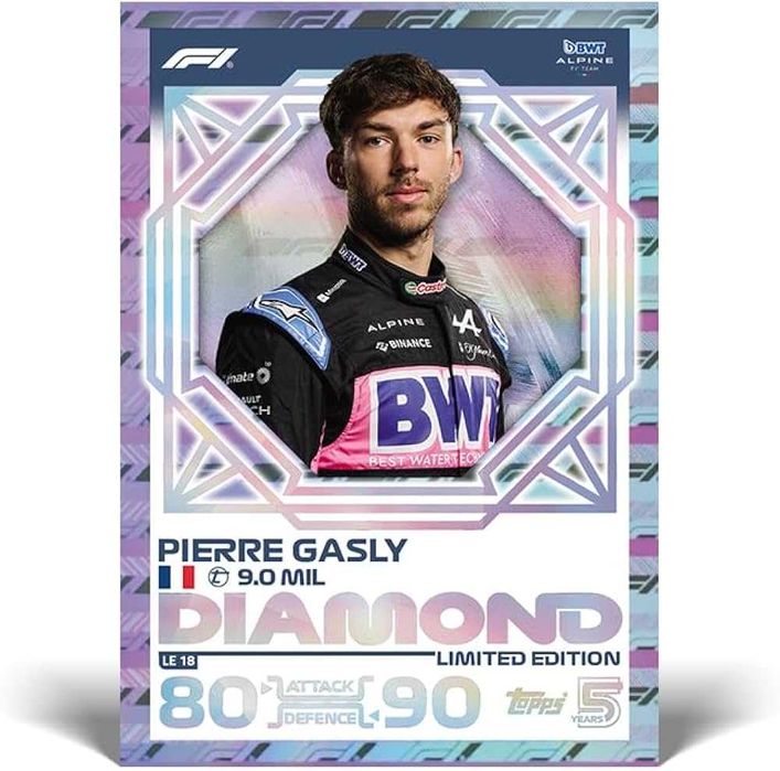 Topps F1 Turbo Attax 2024 Limited Edition 13 , 18 , 22 , 23 ,24 , 25