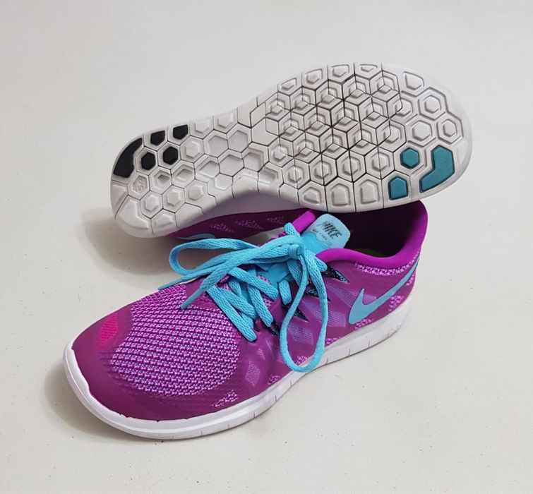 Adidasi NIKE FREE 5.0Fucsia Flash, pantofi alergare nr 38, 5 EU (lady)