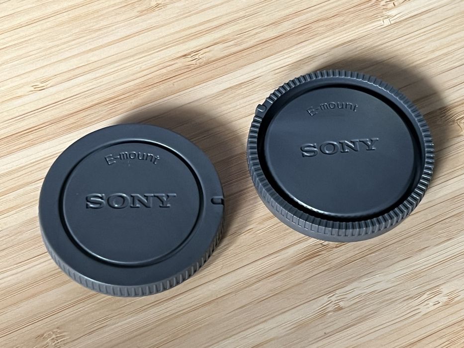 Capac body si obiectiv Sony E, FE, a6500, a7, nex