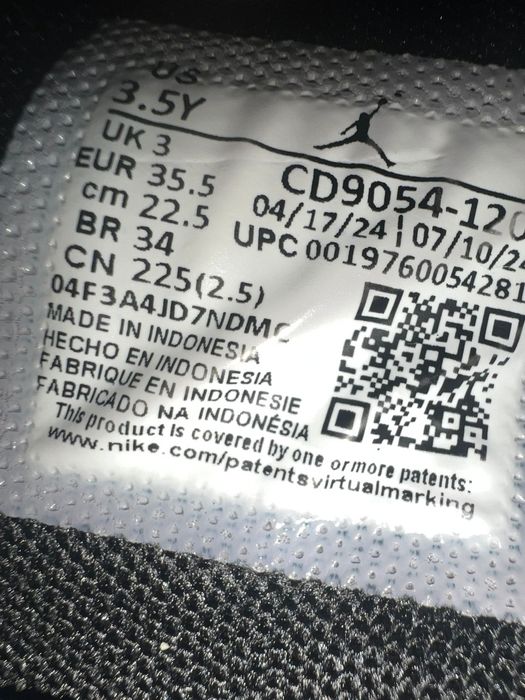 Детски маратонки Nike Air Jordan Legacy 312 low, размер 35.5