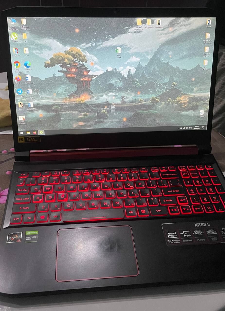 Продам ноутбук Acer nitro 5 с видеокартой gtx 1650