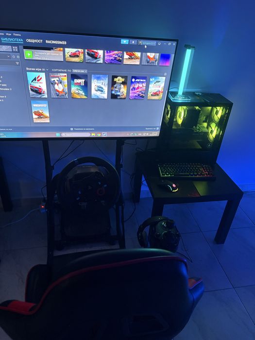Геймърски рейсинг сетъп
