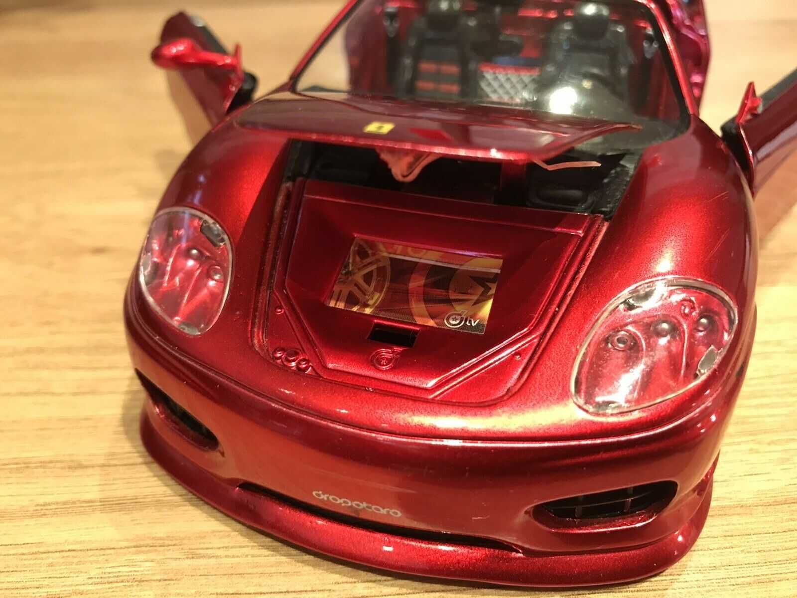 Метална количка Hot Wheels Ferrari 360 Spider 1/24 Dropstars Custom