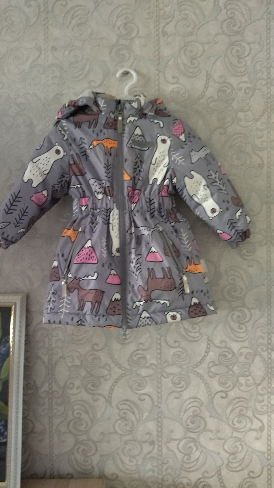 Куртка зимняя для девочек 3х лет