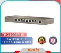 Poe Коммутатор Switch Tenda TEG1009P-EI-8-99W