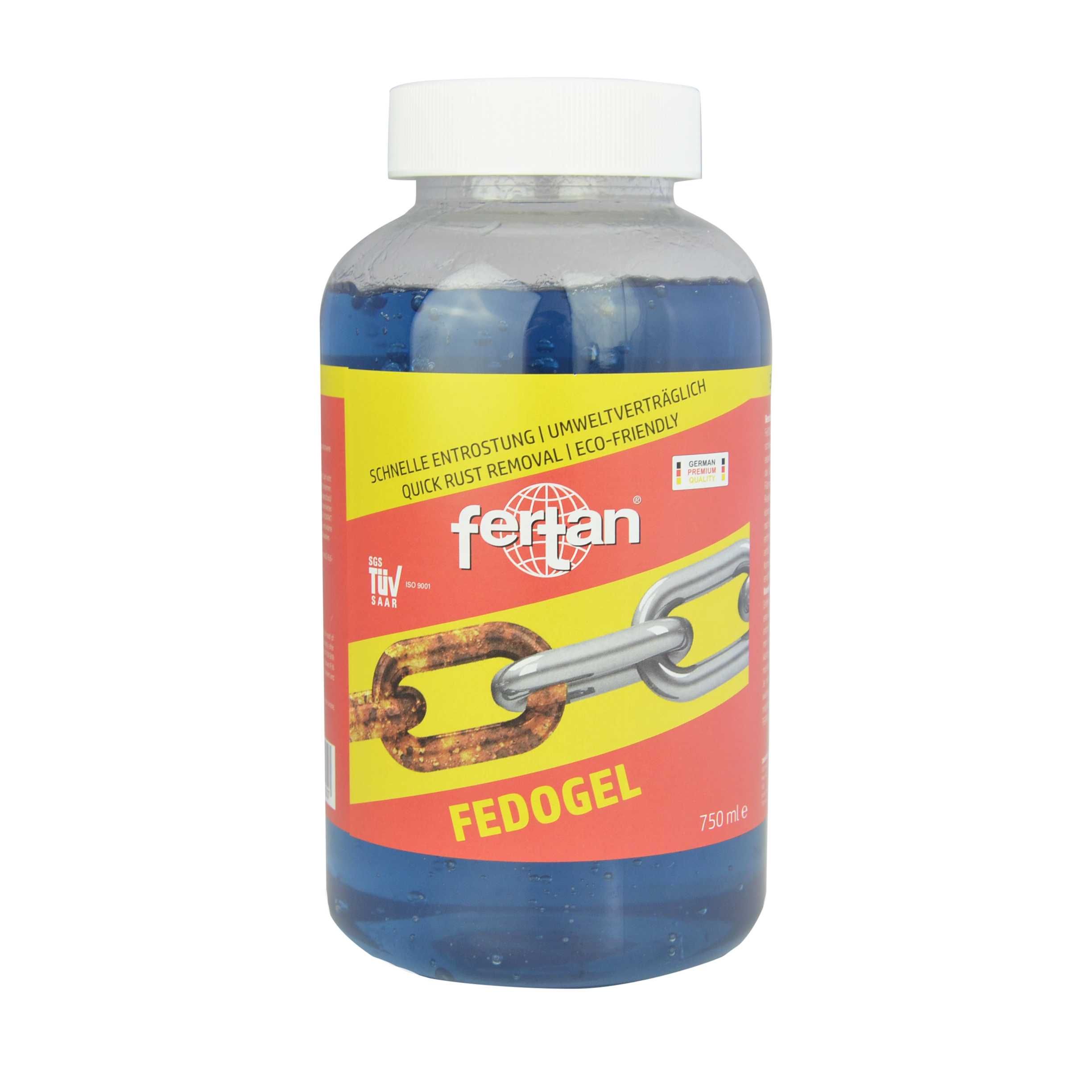 Gel Fedogel curatat coroziunea rugina pe metal otel cupru crom gresie