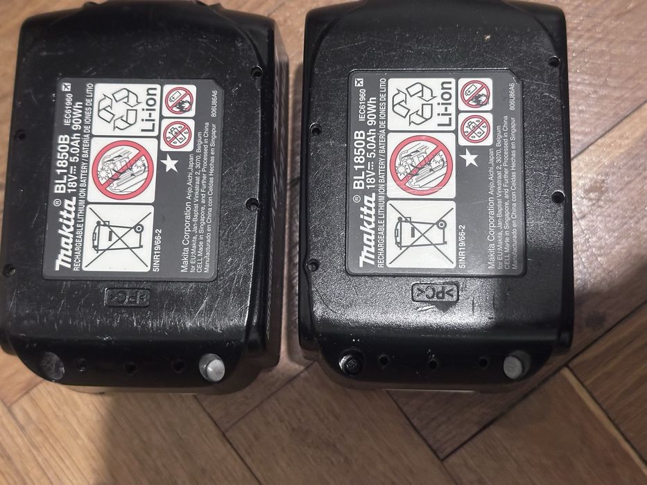 2 батерии Макита 5ан неизползвани оригинални
