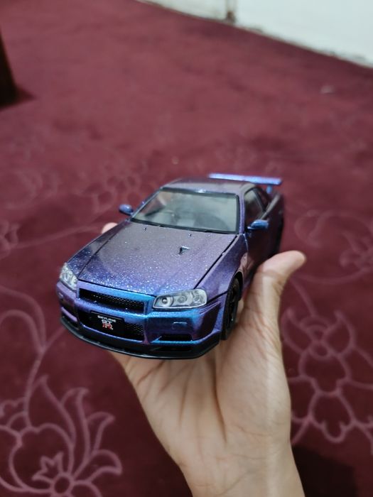 NISSAN SKYLINE 34 1:24 holati yangi