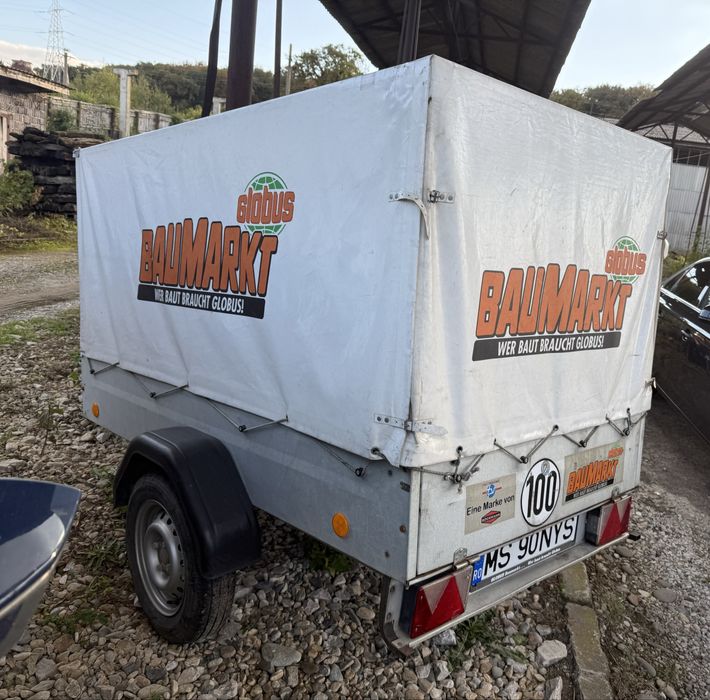 Remorca cu prelata 750 kg