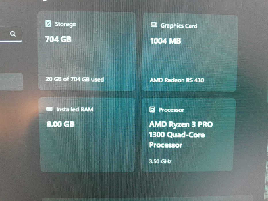 Dell Optiplex 5055 SFF , Ryzen 3 Pro , 8 Gb ddr 4 , Ssd + Hdd