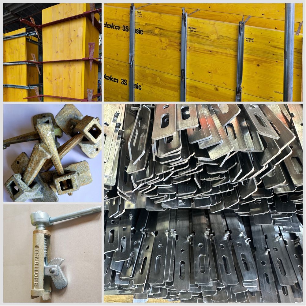 Accesorii cofraje montanti pene distantier vincluri morsete broscute