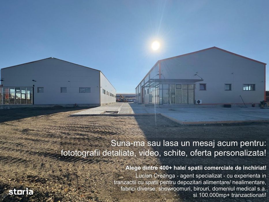 Hala de la 583mp la 1166mp, Letcani, aproape de Metro