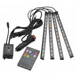 LED RGB Ленти за кола-4 Броя с дистанционно Интериорно Осветление