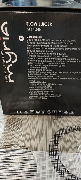 Storcator slow juicer Myria