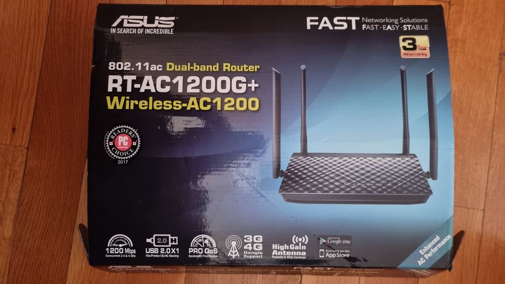 Router Asus RT-AC1200G+