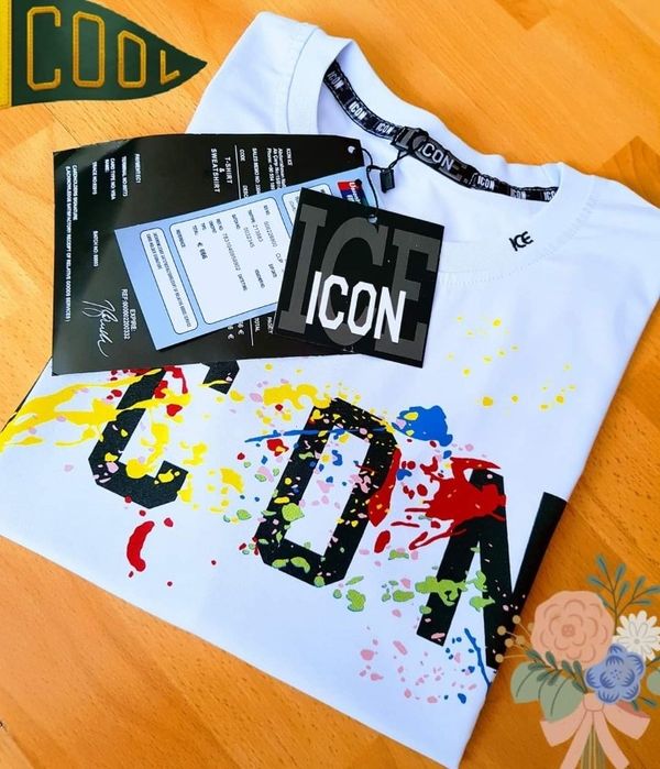 Tricouri bumbac new model import Italia, alb imaculat