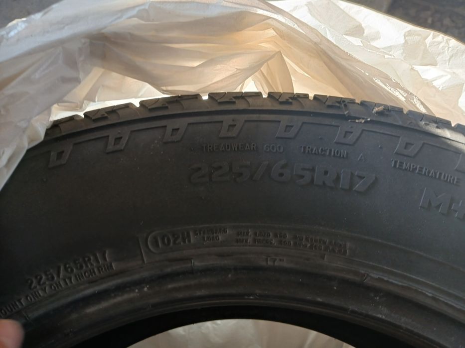 Летние шины в нормальном состоянии