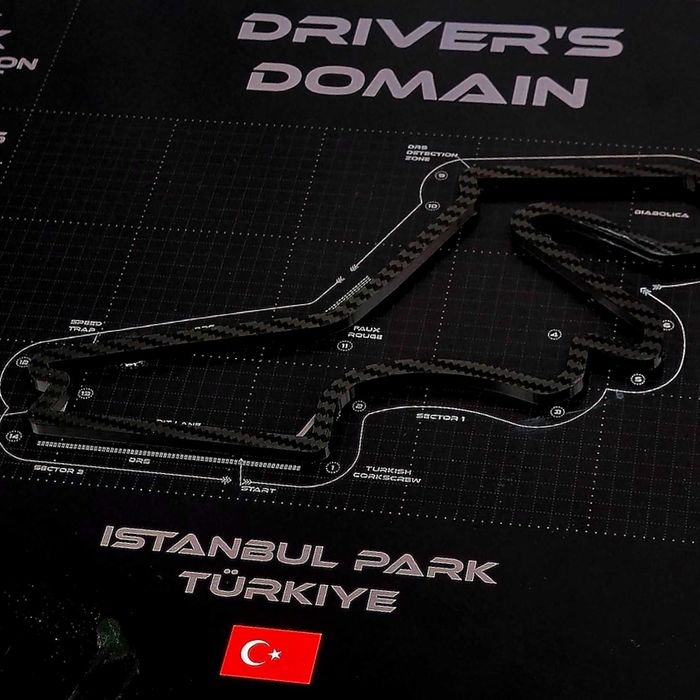 Istanbul Park – Hartă 3D circuit Formula 1 Turkish GP • GPX Collection