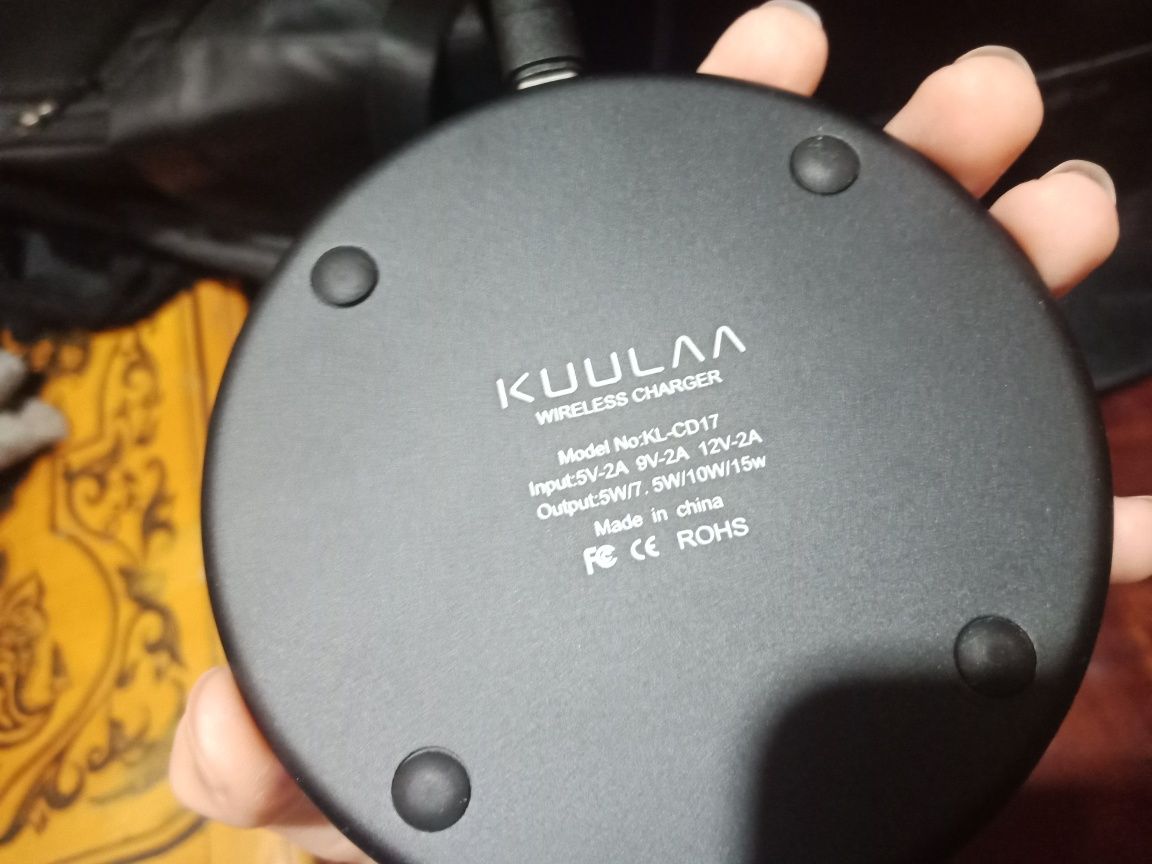 KUULAA 10 W Qi Беспроводное зарядное устройство для iPhone X/XS Max XR