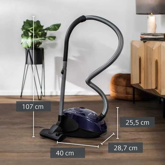 Прахосмукачка Siemens VS06B1110 Synchropower, 4 литра, синя