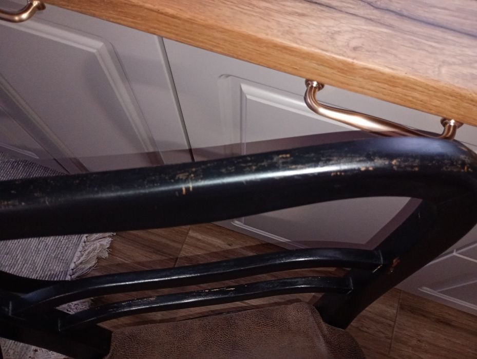 Scaune de lemn masiv 4 buc