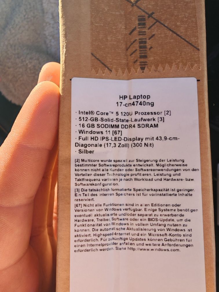 Hp 17- cn4740ng НОВ!!!
