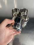 Vand set 4 cesti cafea inox 90ml
