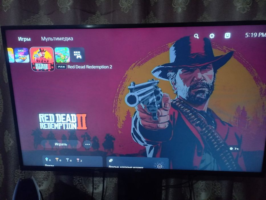 PS5 slimi ideal 1TB hotirasi o'yinlari yozilgan 2 ta original djoystik