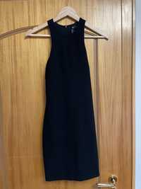 Къса черна рокля H&M размер XS