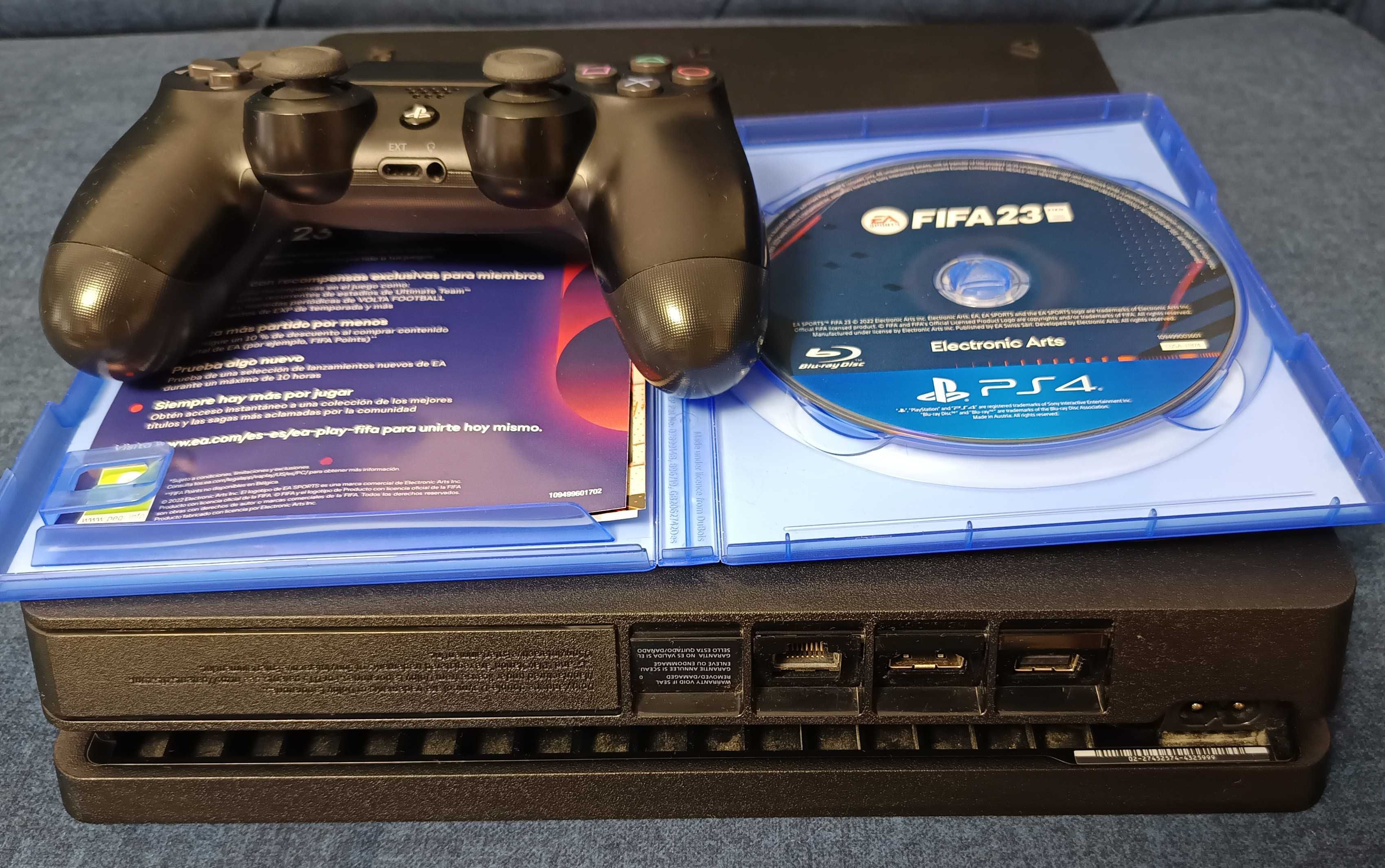 Consola Sony PlayStation 4 PS4 Slim500Gb Fifa23 impecabila completa