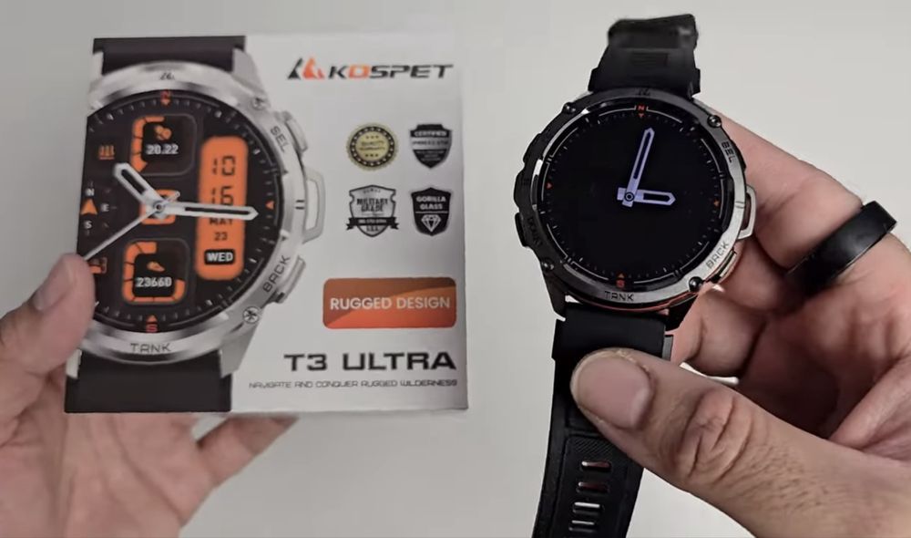 kospet tank t3 ultra gps smart watch