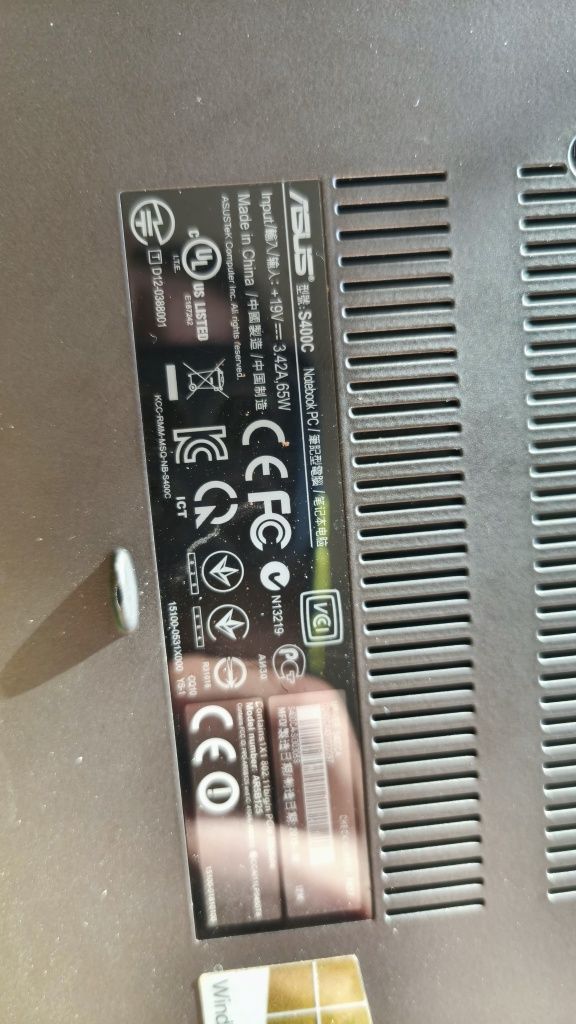 Ultrabook Asus S400C
