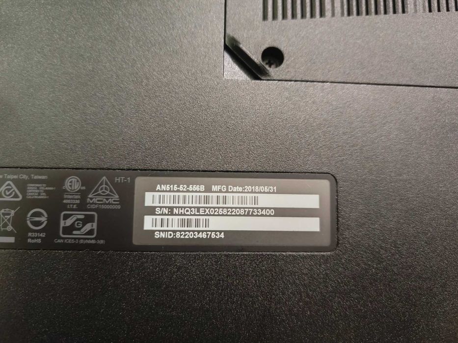 Лаптоп Acer Nitro 5 gaming 32GB RAM / NVMe / NVIDIA 4GB / Laptop