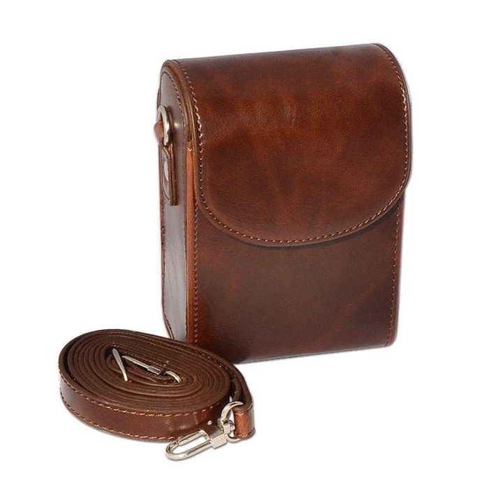 Husa protectie imitatie piele (maro deschis)