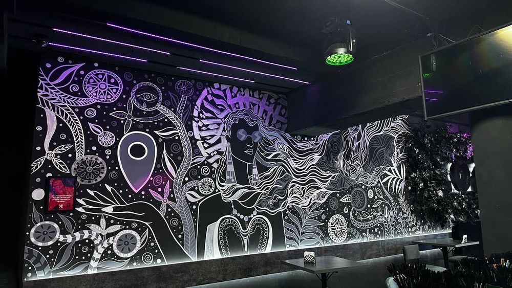 Роспись стен ручная работа