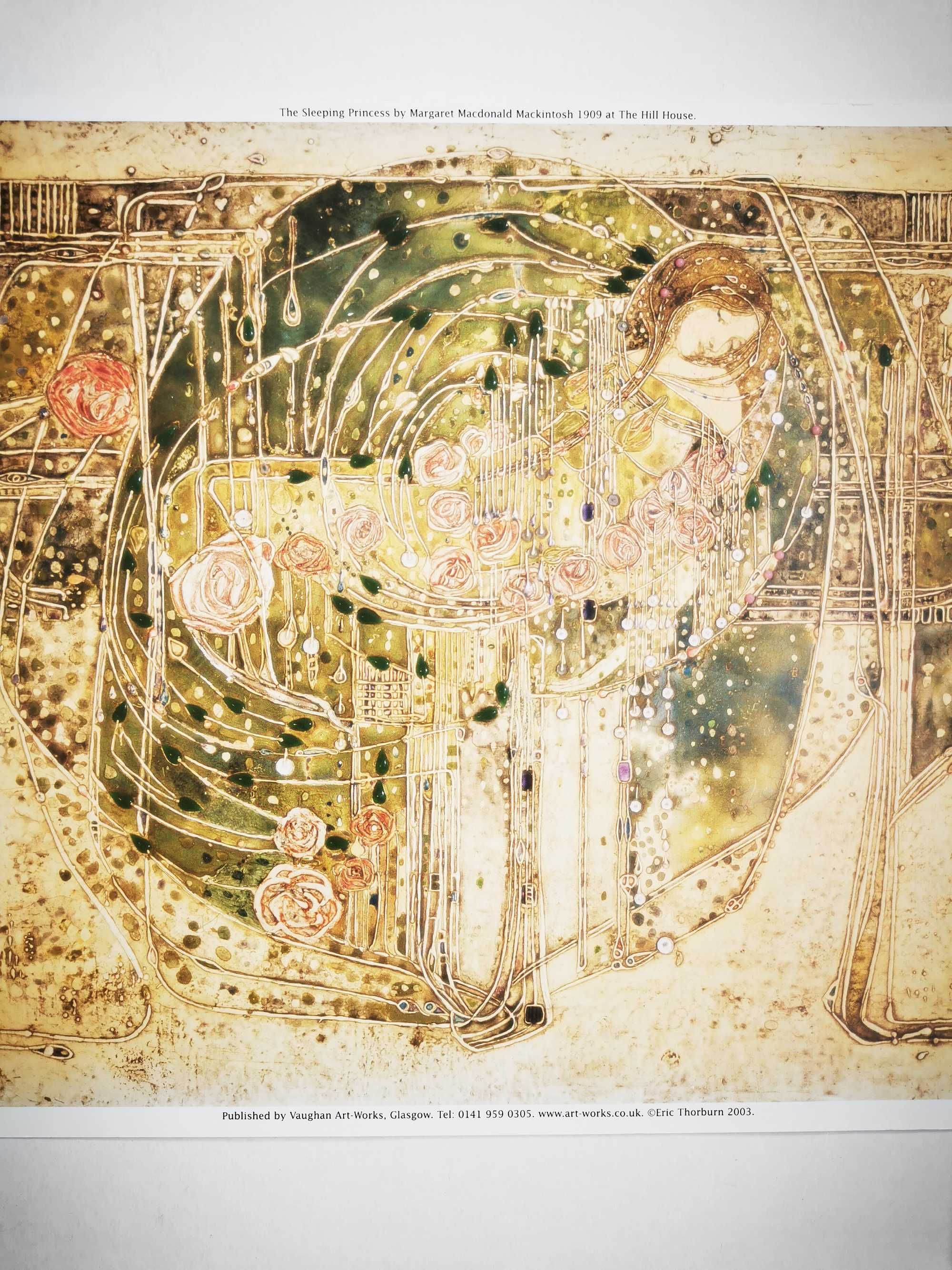 The Sleeping Princess Margaret Macdonald Mackintosh arta print