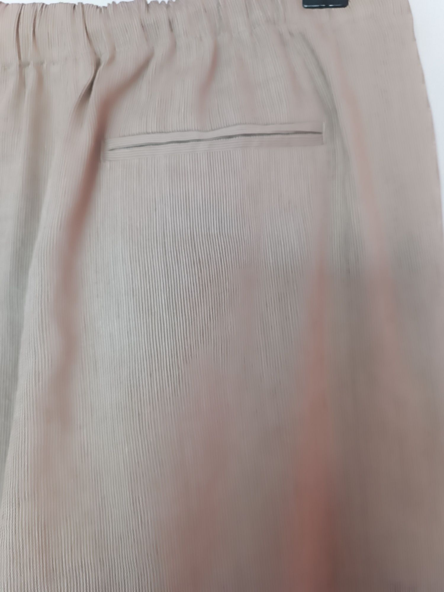 Панталон от лен Massimo Dutti