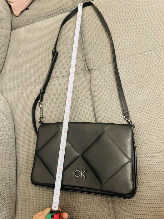 Кожена чанта Calvin Klein