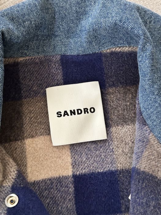 ОРИГИНАЛНО! Дамско есенно яке SANDRO 100% вълна размер S