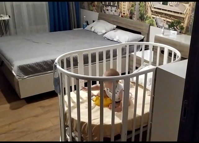 Кровать детская овальная трансформер
