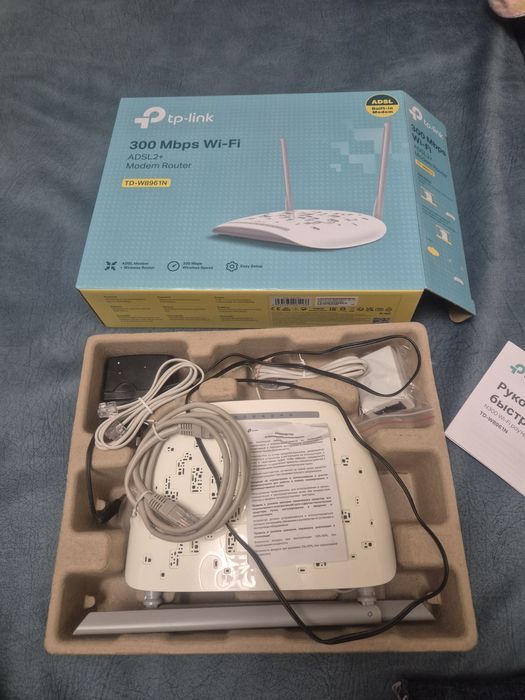 Продается беспроводной ADSL2+ модем-маршрутизатор TP-Link TD-W8961N