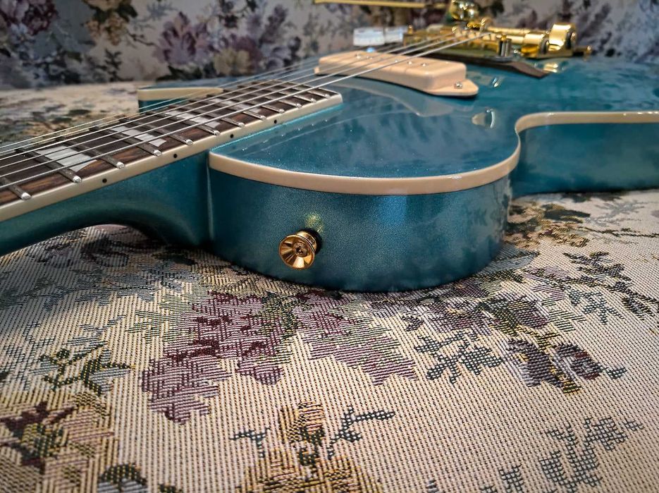 Les Paul chitara electrica lutier local single cut pickup P90 LP