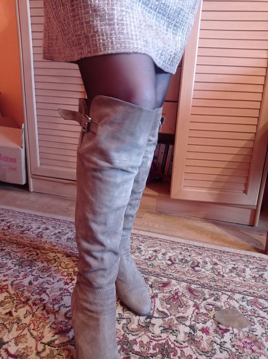 Ботфорты замша ИСПАНИЯ