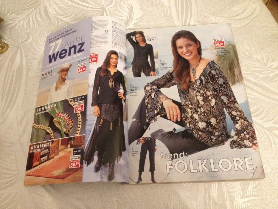 WENZ 2003 г. Немско луксозно списание за мода бижута и дома 530 стр.