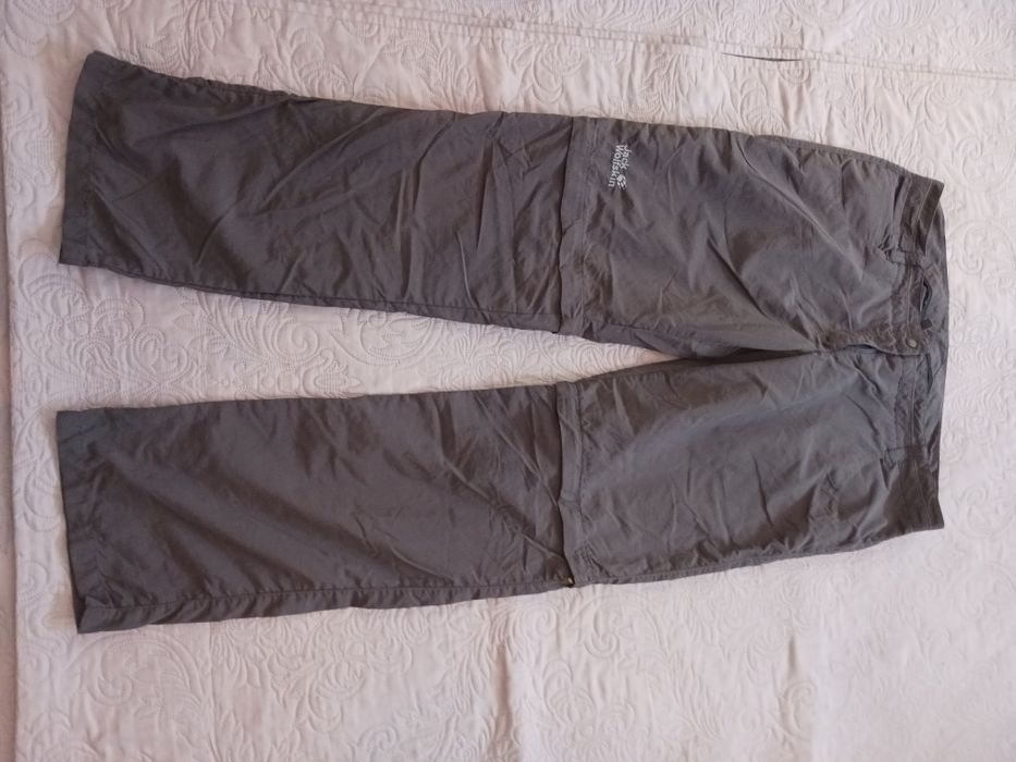 Pantaloni drumeție vara Jack Wolfskin UV shield 2in1 mărimea xl
