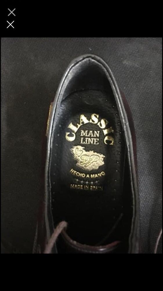 Обувки чисто нови от естествена кожа Classic man line made in Spain